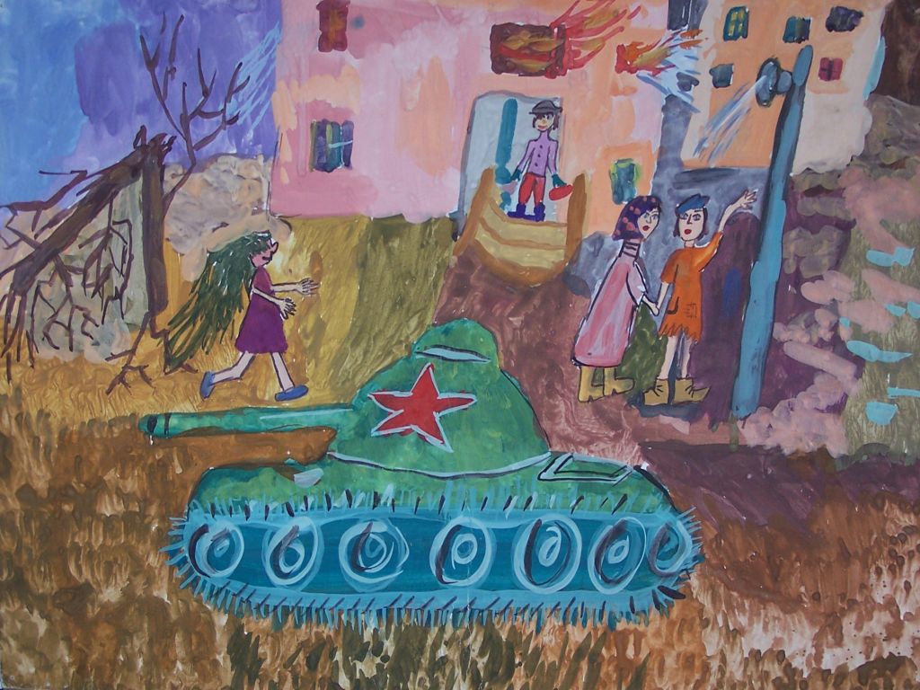 Великая отечественная глазами детей. Рисунок на военную тему для детей. Рисунки о войне для детей.