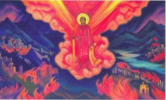Грозный. (Последний ангел). Н.К. Рерих. 1942