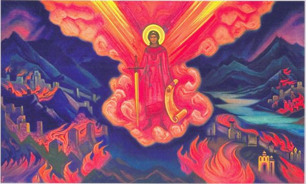 Грозный. (Последний ангел). Н.К. Рерих. 1942