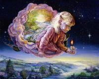 Josephine Wall “Light of the rose”